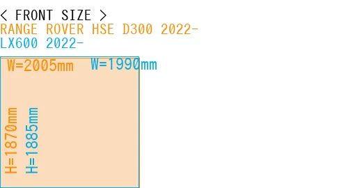 #RANGE ROVER HSE D300 2022- + LX600 2022-